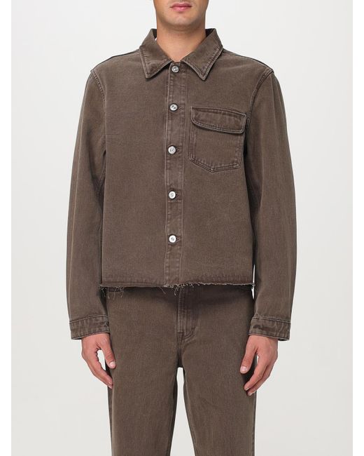 Our Legacy Brown Denim Jacket for men