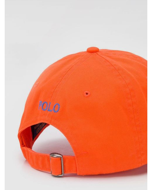 Polo Ralph Lauren Orange Hat for men