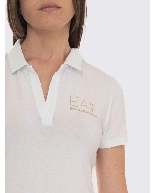 Polo Mujer EA7 de color White