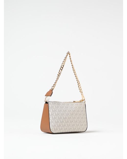 Michael Kors White Schultertasche Damen