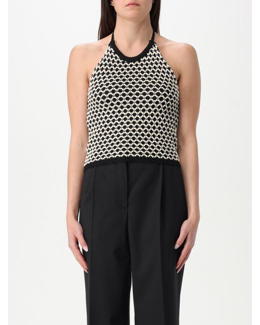 Top Crop di SIMONA CORSELLINI in Black