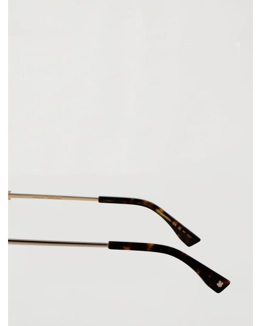 DSquared² Metallic Tone Metal Cat-Eye Sunglasses With Gradient Lenses