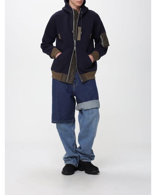 Sacai Blue Jacket for men