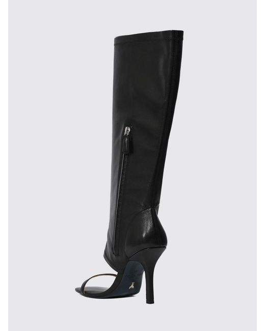 Patrizia Pepe Black My Skin Closet Leather Boots