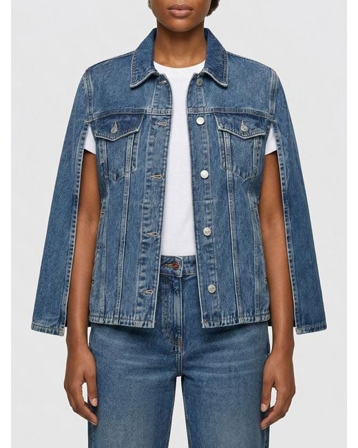 CYCLE Blue Cape Denim Jacket