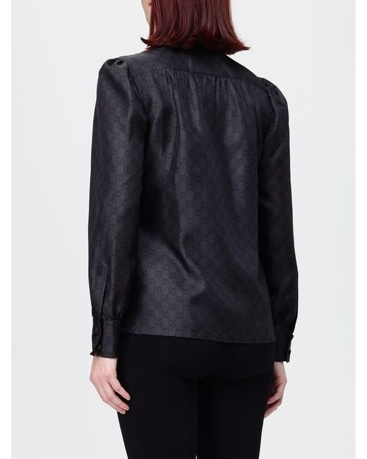 Camisa Mujer Gucci de color Blue