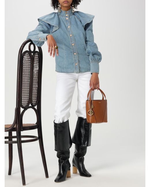 Borse A Mano Spin di Chloé in Brown