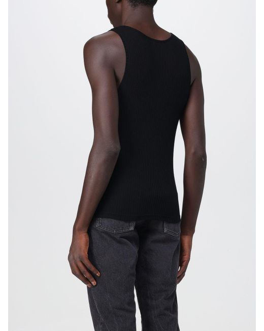 T-shirt Saint Laurent pour homme en coloris Black