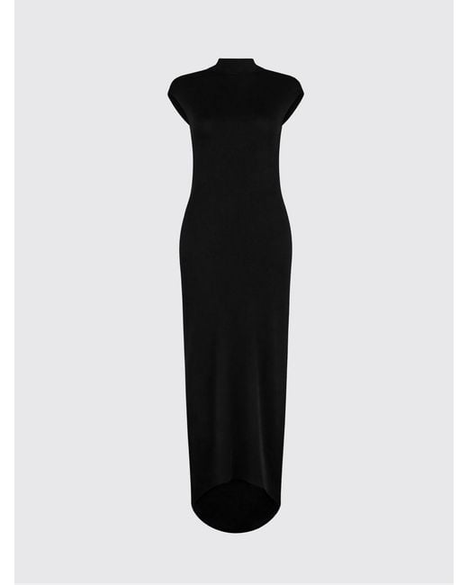 Tom Ford Black Asymmetric Viscose Dress