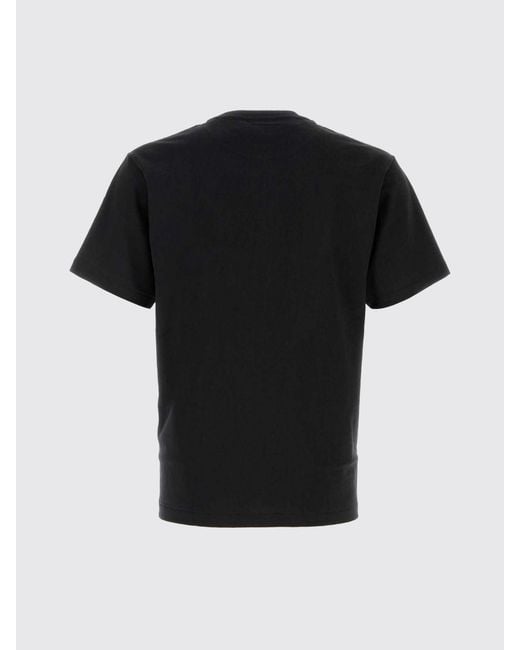 A Bathing Ape Blue Cotton T-Shirt With Front Graphic Logo Print for men