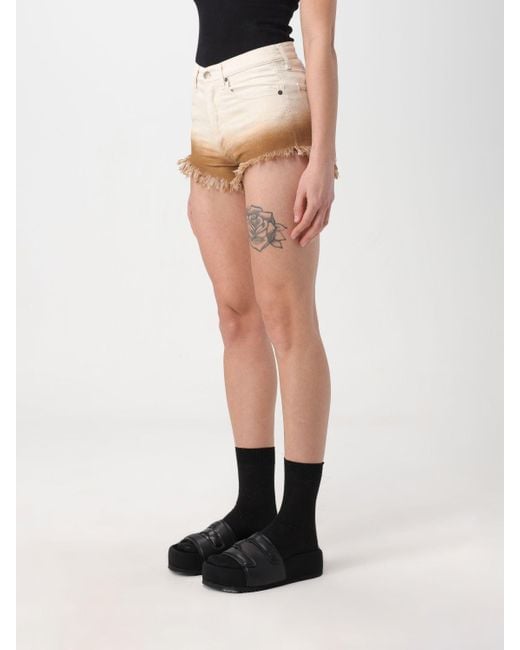 Alanui Natural Denim Shorts