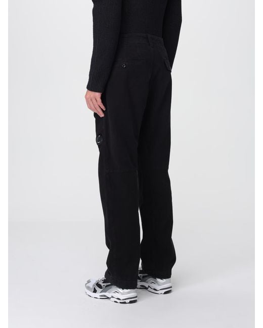C P Company Black Trousers for men