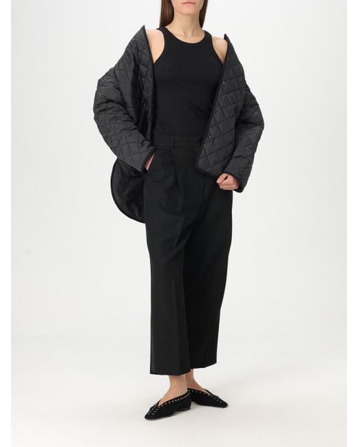 Totême Black Wide Leg Trousers
