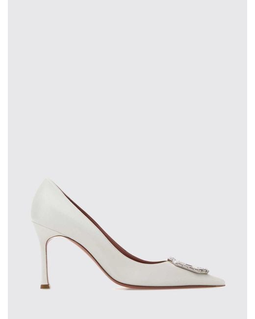 AMINA MUADDI White High Heel Shoes