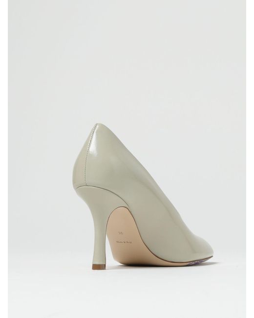 Burberry White Court Shoes