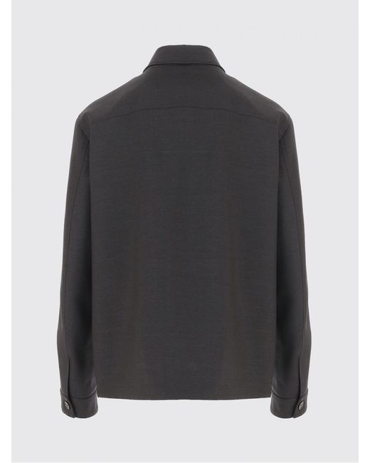 Gucci Gray Wool Overshirt for men