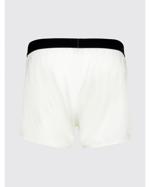 Tom Ford Black Silk Satin Boxers for men