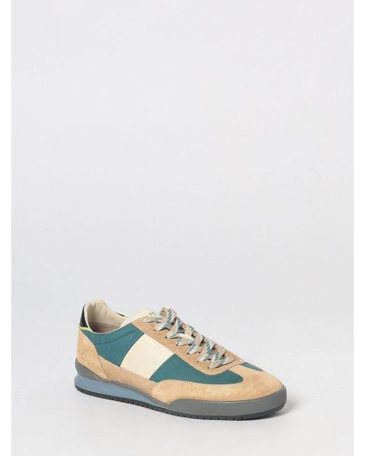 Paul Smith Multicolor Dover Bicolor Leather And Nubuck Sneakers With Logo for men