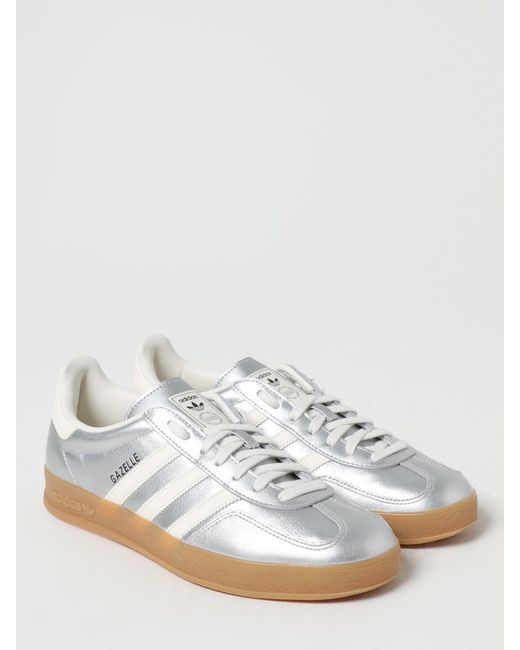 Adidas Originals White Gazelle Indoor Sneakers for men