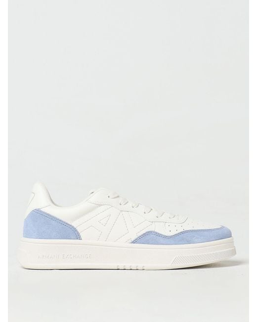 Sneakers in pelle di Armani Exchange in White