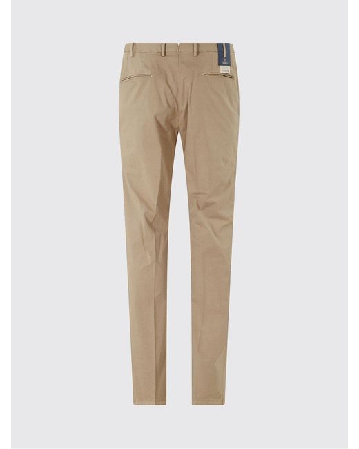 Santaniello Natural Gabardine Chino Trousers for men