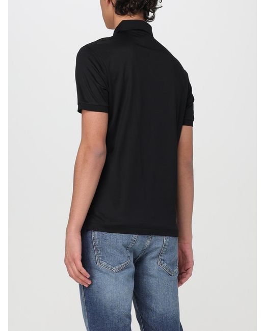 Emporio Armani Black Polo Shirt for men