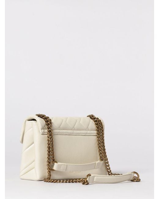 Kurt Geiger Natural Kensington Quilted Leather Bag