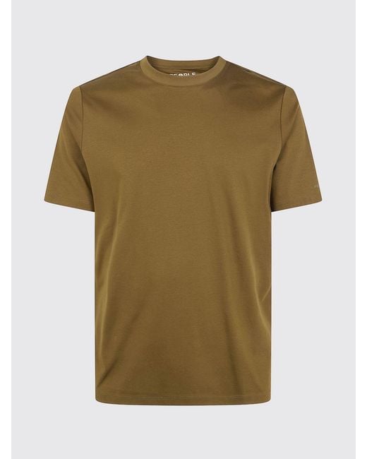 People Of Shibuya Green Basic Cotton T-Shirt for men