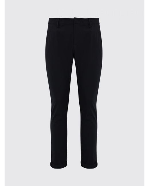 Dondup Blue Cotton Chino Pants for men
