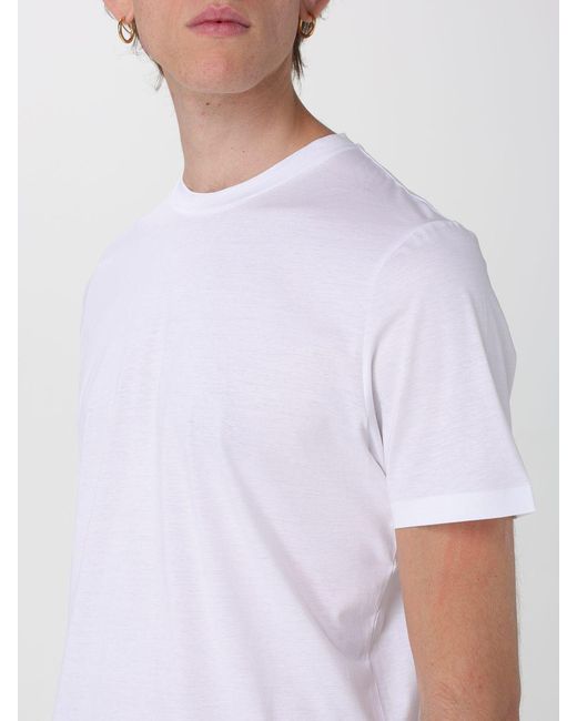 T-Shirt Basic di Heskimo in White da Uomo