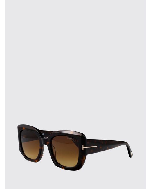Tom Ford Brown Ft1220 Carla Acetate Sunglasses