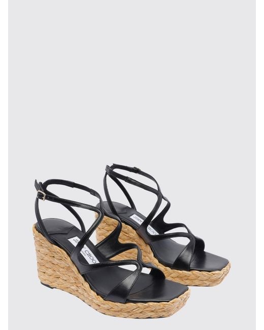 Jimmy Choo Black Wedge Shoes