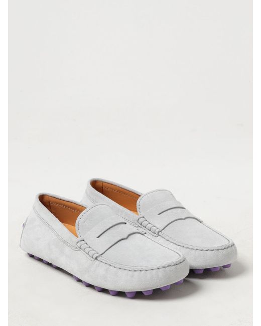 Tod's White Loafers