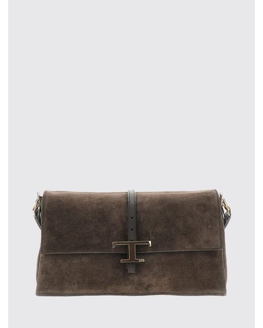 Tod's Gray Shoulder Bag