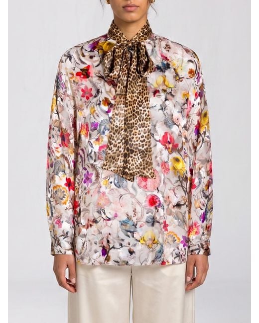 Roberto Cavalli Red Blouse