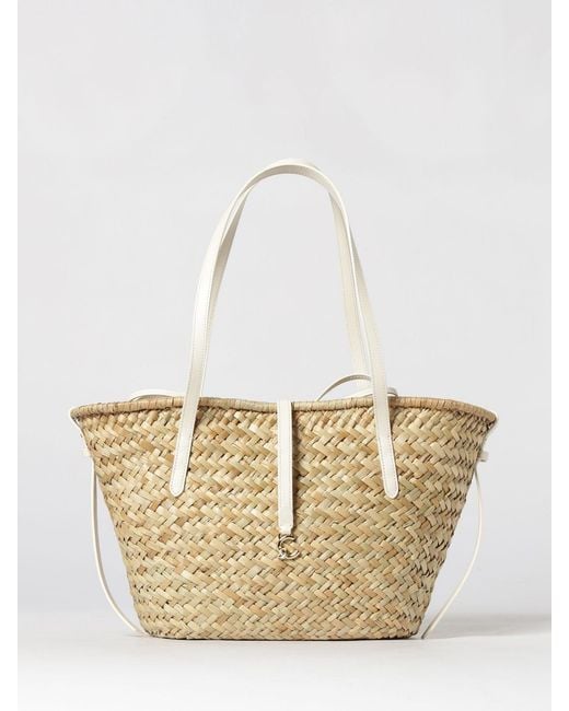 Coccinelle Natural C-Me Summer Braided Raffia Bag