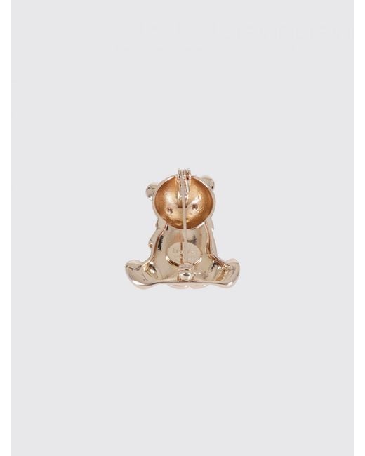 Max Mara White Teddy Scarf Brooch