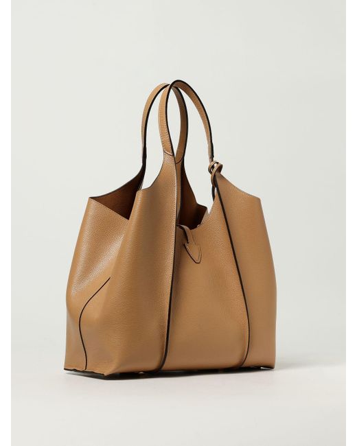 Tod's Natural Schultertasche Damen