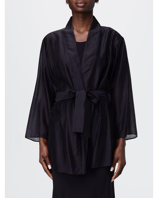 Hanita Blue Tulle Robe Blazer