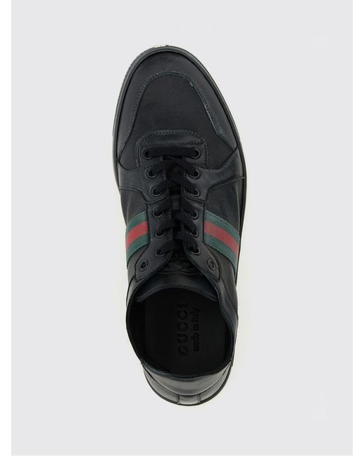 Gucci Black Stretch Sneakers for men