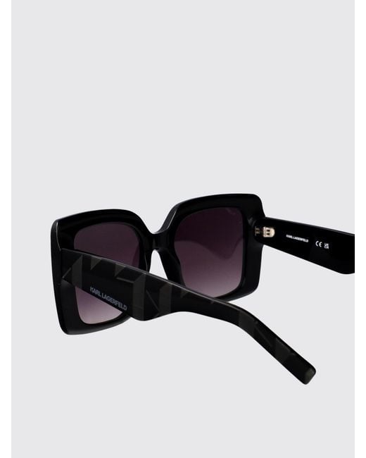Karl Lagerfeld White Oversized Square Vintage Design Sunglasses