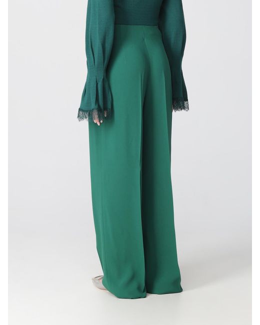 Alberta Ferretti Green Hose Damen