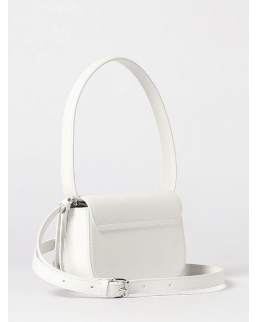 DIESEL White 1Dr Leather Bag