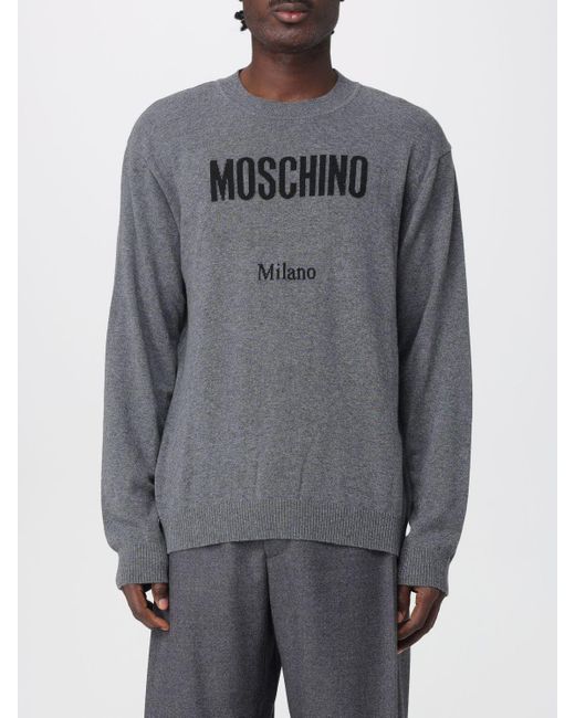 Pull Homme Moschino Couture pour homme en coloris Gray