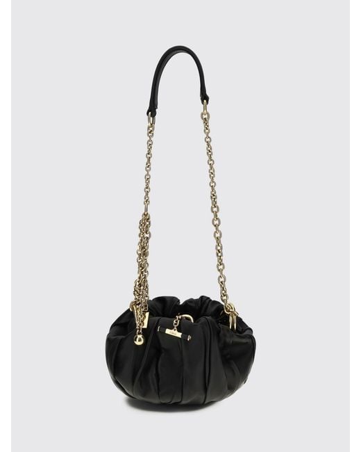 Chloé White ChloÉ Plissé Draped Leather Bag
