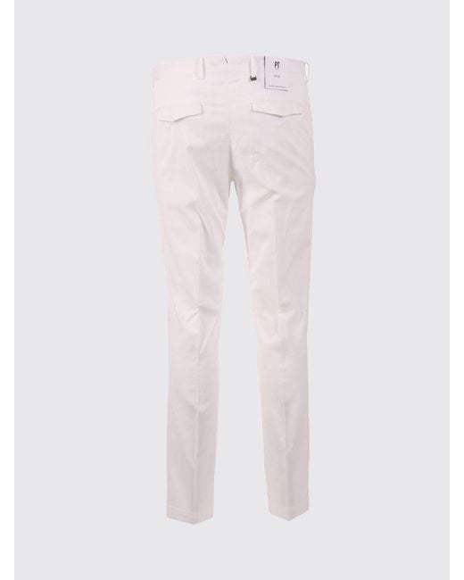 PT01 White Chino Trousers for men