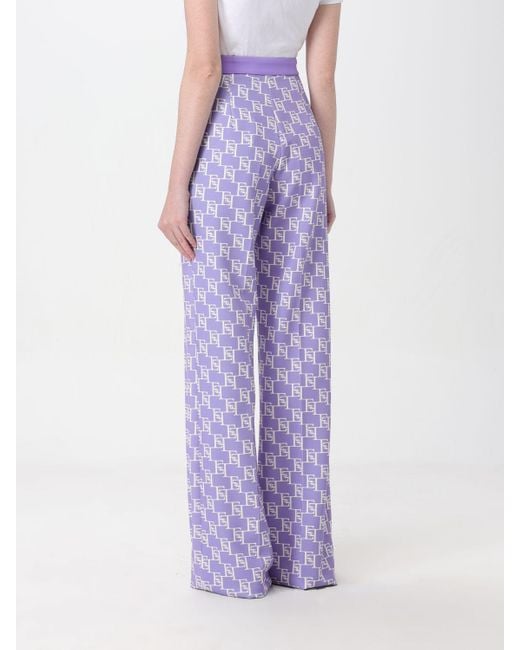 Pantalón Elisabetta Franchi de color Purple