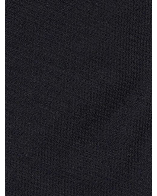 Corbata Clásica De Pura Seda Con Logo Aplicado DSquared² de hombre de color White