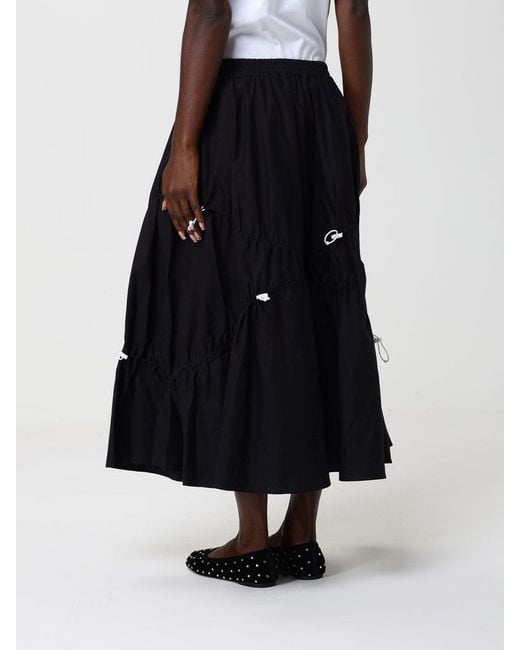 Moschino Couture Black Cotton Skirt