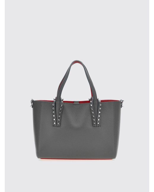 Borsa Cabata Mini di Christian Louboutin in Gray da Uomo